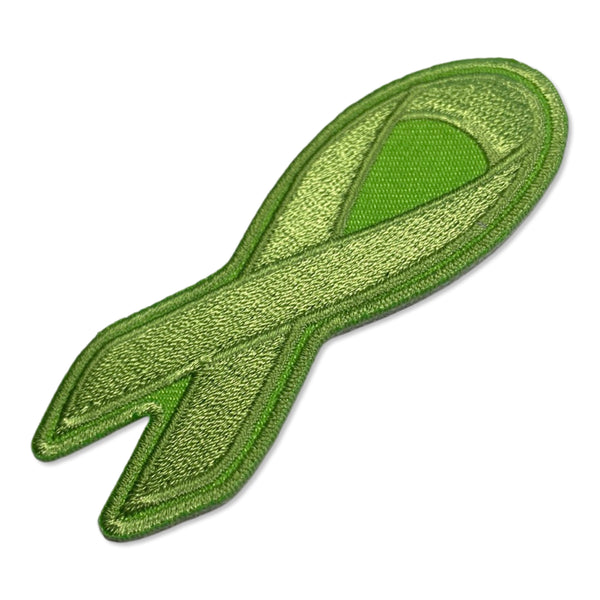 Green Ribbon Patch - PATCHERS Iron on Patch