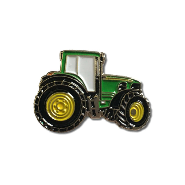 Green Tractor Pin Badge - PATCHERS Pin Badge