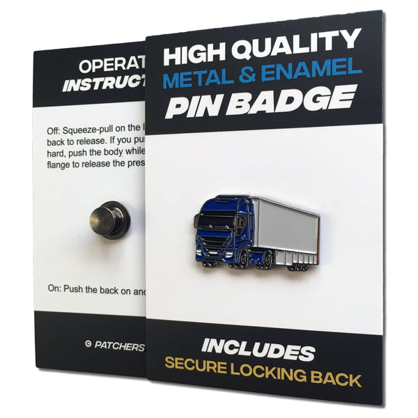 HGV Truck Pin Badge - PATCHERS Pin Badge