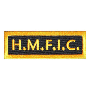 HMFIC Head Mother In Charge Patch - PATCHERS Iron on Patch