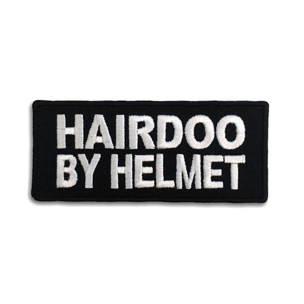 Hairdoo By Helmet Patch - PATCHERS Iron on Patch