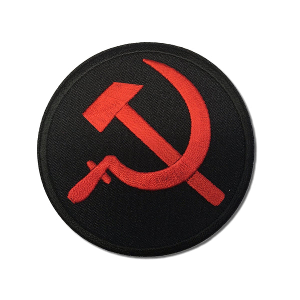 Hammer and Sickle Patch - PATCHERS Iron on Patch