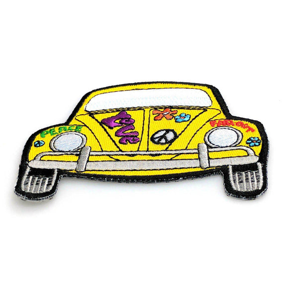 Hippie Bug Peace Love Car Patch - PATCHERS Iron on Patch