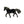 Load image into Gallery viewer, Horse Black Pin Badge - PATCHERS Pin Badge
