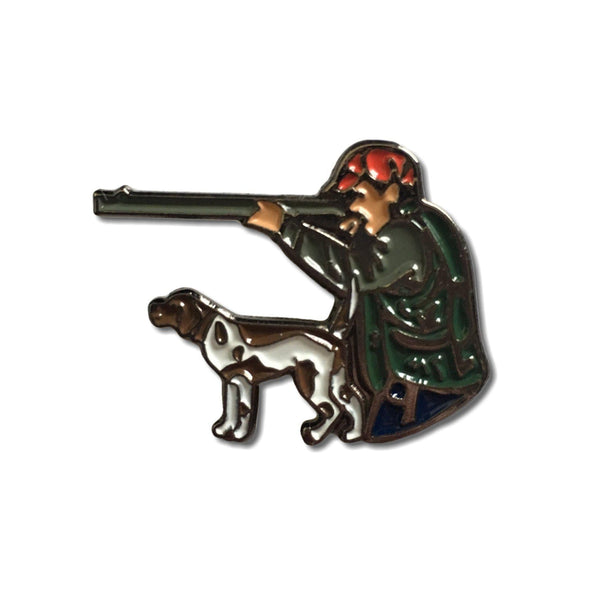 Hunter & Gun Dog Pin Badge - PATCHERS Pin Badge