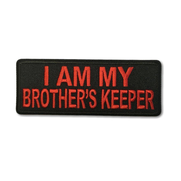 I Am My Brother's Keeper Red Patch - PATCHERS Iron on Patch