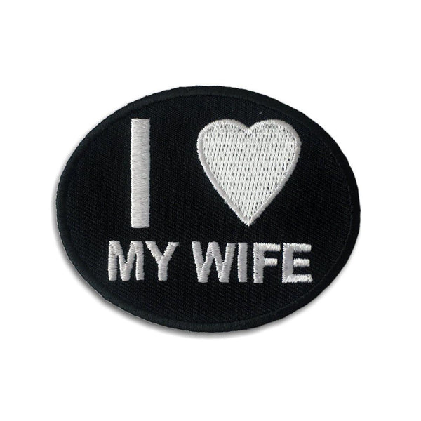 I Love My Wife Patch - PATCHERS Iron on Patch