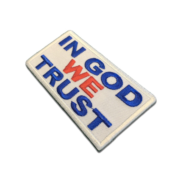 In God We Trust Red White Blue Patch - PATCHERS Iron on Patch