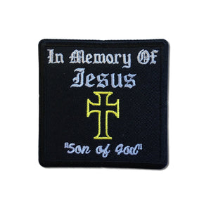 In Memory Of Jesus Son Of God Patch - PATCHERS Iron on Patch