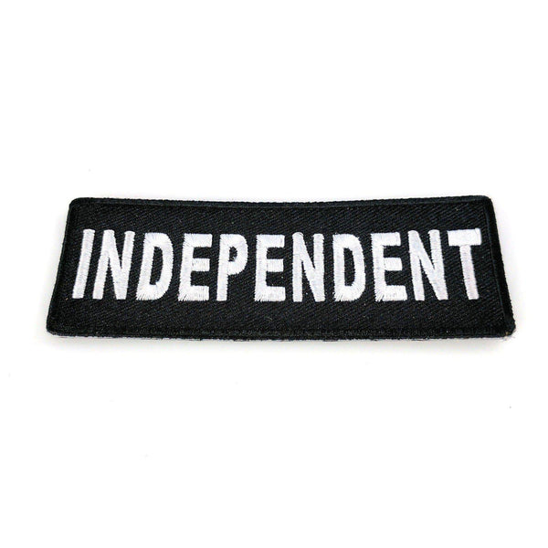 Independent Black White Patch - PATCHERS Iron on Patch