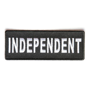 Independent Black White Patch - PATCHERS Iron on Patch
