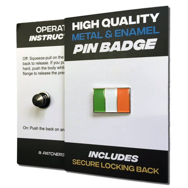 Ireland Flag Pin Badge - PATCHERS Pin Badge