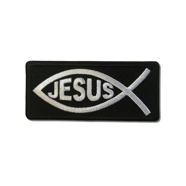 Jesus Fish Sign Patch - PATCHERS Iron on Patch