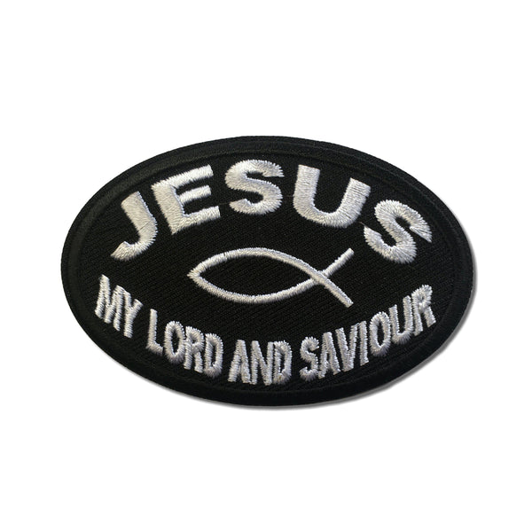 Jesus My Lord and Saviour Patch - PATCHERS Iron on Patch