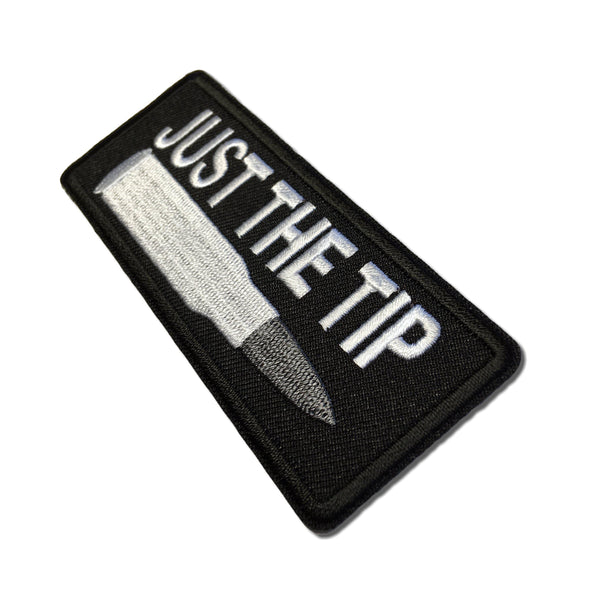 Just The Tip Bullet Patch - PATCHERS Iron on Patch