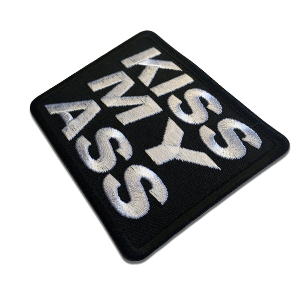 Kiss My Ass Patch - PATCHERS Iron on Patch