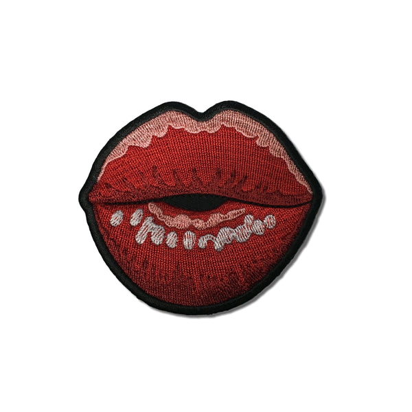 Kissing Lips Patch - PATCHERS Iron on Patch