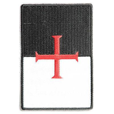 Knights Templar Flag Patch - PATCHERS Iron on Patch