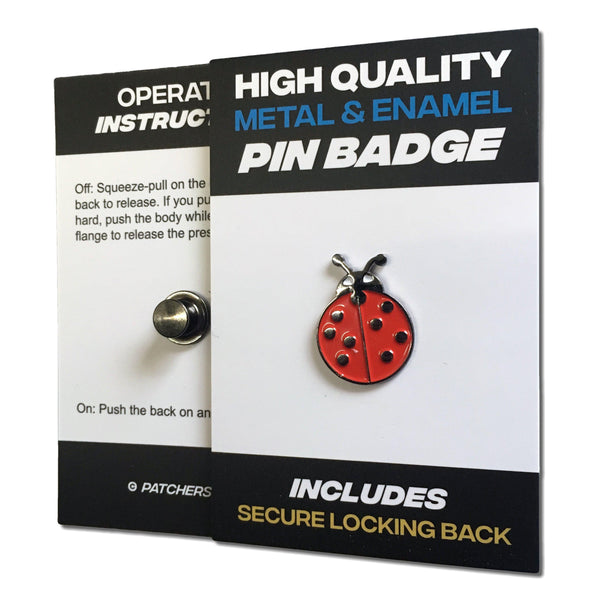 Ladybird Pin Badge - PATCHERS Pin Badge
