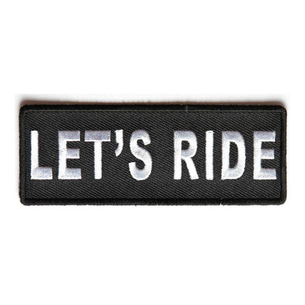 Let's Ride Patch - PATCHERS Iron on Patch