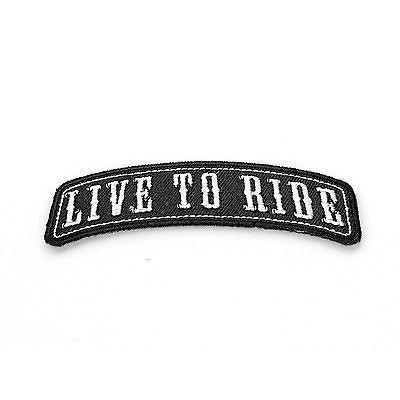 Live to Ride Rocker Patch - PATCHERS Iron on Patch