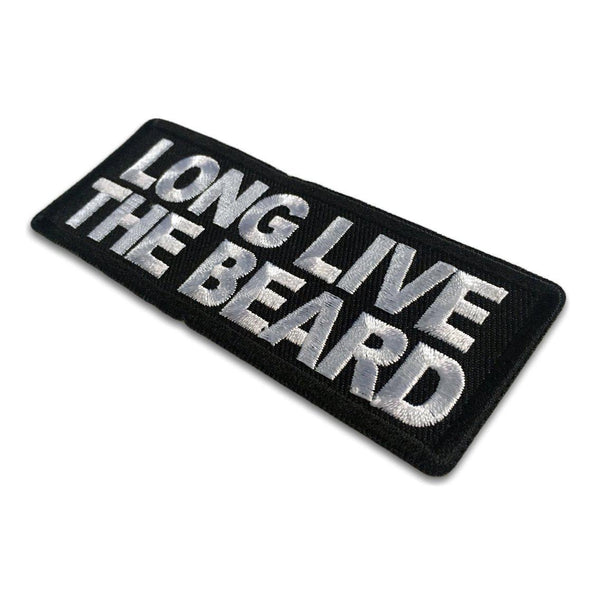 Long Live the Beard Patch - PATCHERS Iron on Patch