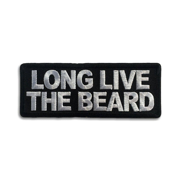 Long Live the Beard Patch - PATCHERS Iron on Patch