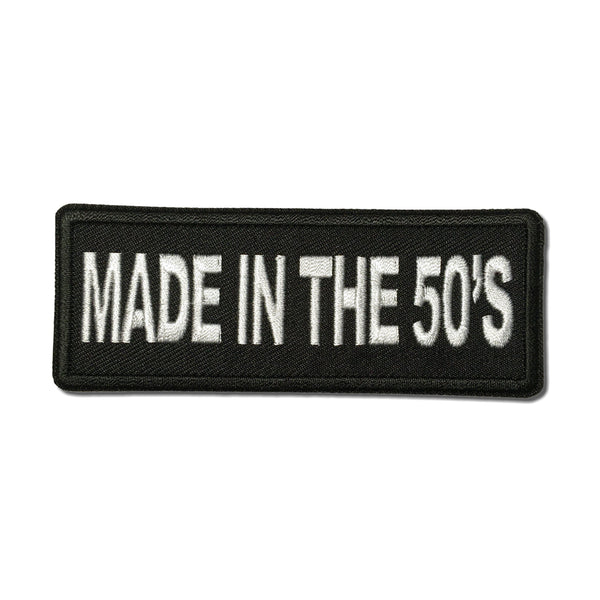 Made in the 50s Patch - PATCHERS Iron on Patch