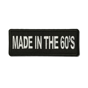 Made in the 60s Patch - PATCHERS Iron on Patch