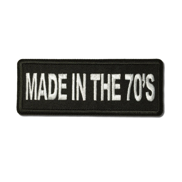 Made in the 70s Patch - PATCHERS Iron on Patch
