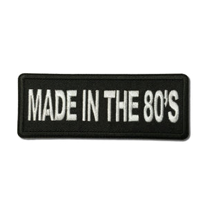 Made in the 80s Patch - PATCHERS Iron on Patch