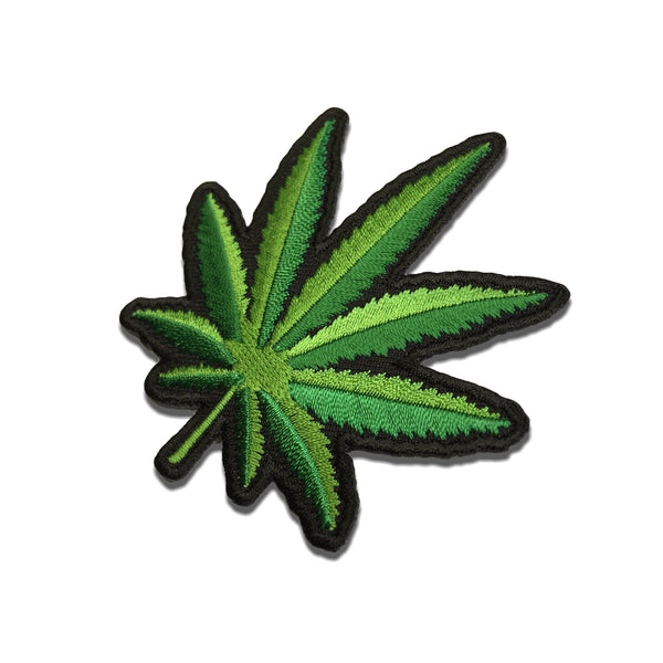 Marijuana Pot Leaf Patch - PATCHERS Iron on Patch