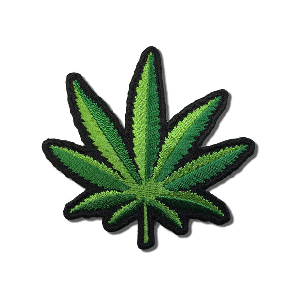 Marijuana Pot Leaf Patch - PATCHERS Iron on Patch