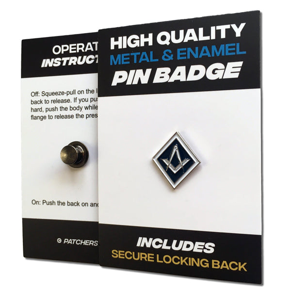 Masonic Pin Badge - PATCHERS Pin Badge