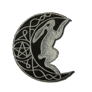 Moon Hare Patch - PATCHERS Iron on Patch