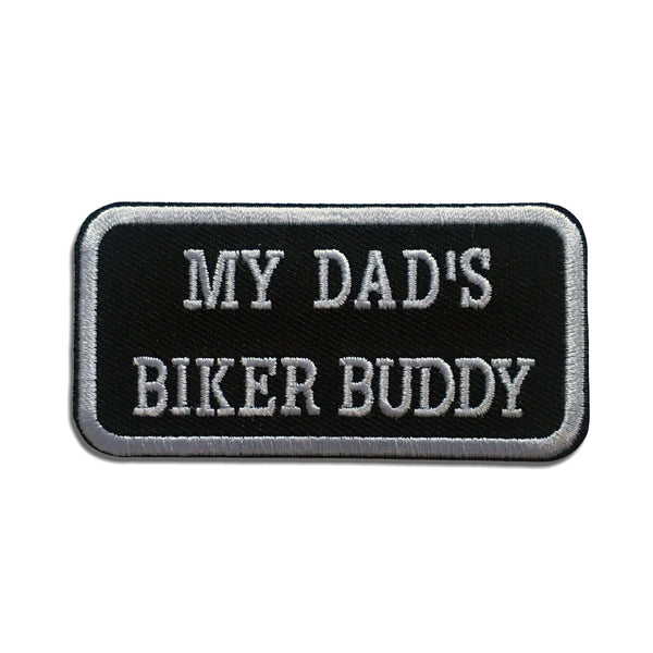 My Dad's Biker Buddy Patch - PATCHERS Iron on Patch