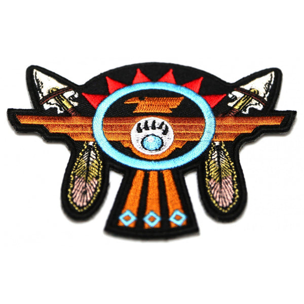 Native American Thunderbird Arrows Patch - PATCHERS Iron on Patch