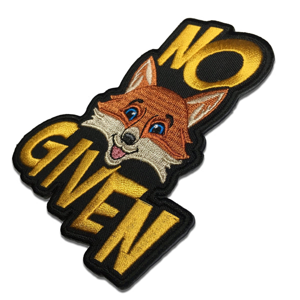 No Fox Given Patch - PATCHERS Iron on Patch