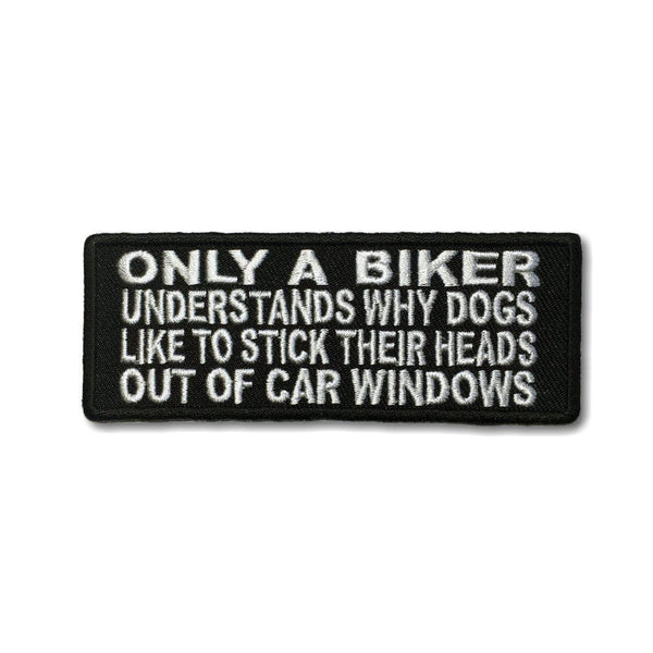 Only Bikers Understand Dogs Patch - PATCHERS Iron on Patch