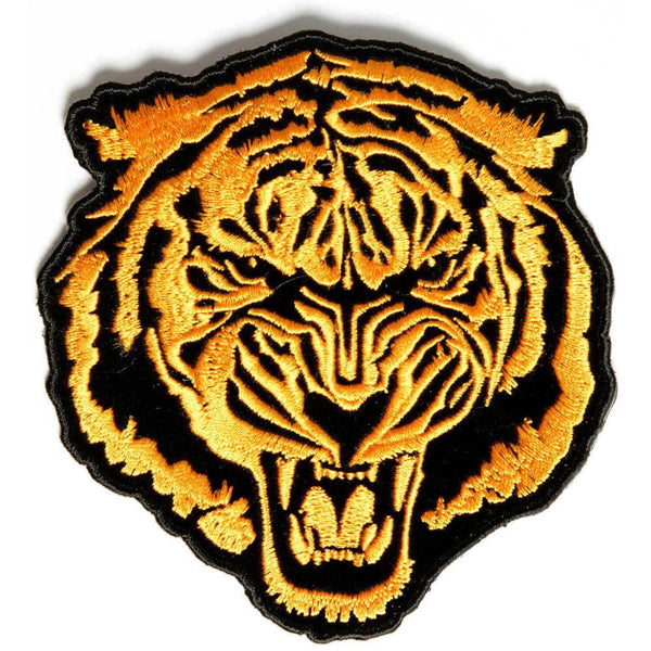 Orange Baron Tiger Patch - PATCHERS Iron on Patch