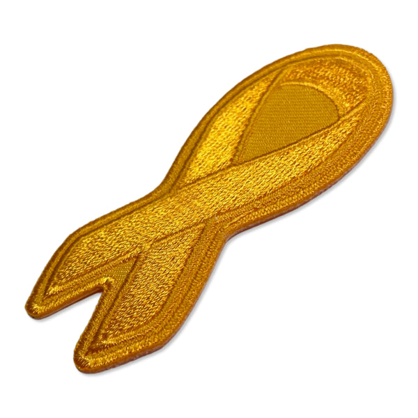 Orange Ribbon Patch - PATCHERS Iron on Patch