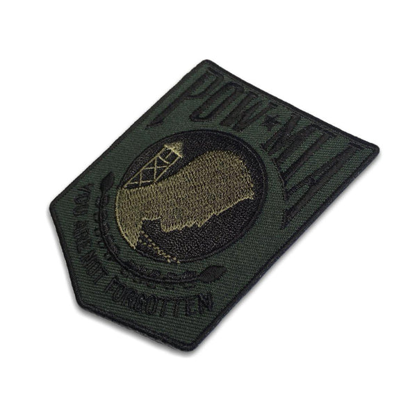POW MIA Subdued Green Patch - PATCHERS Iron on Patch