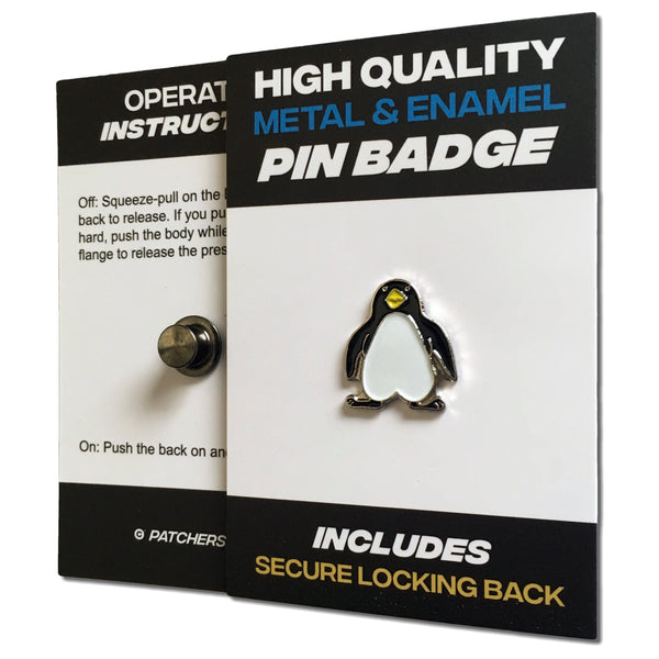 Penguin Pin Badge - PATCHERS Pin Badge