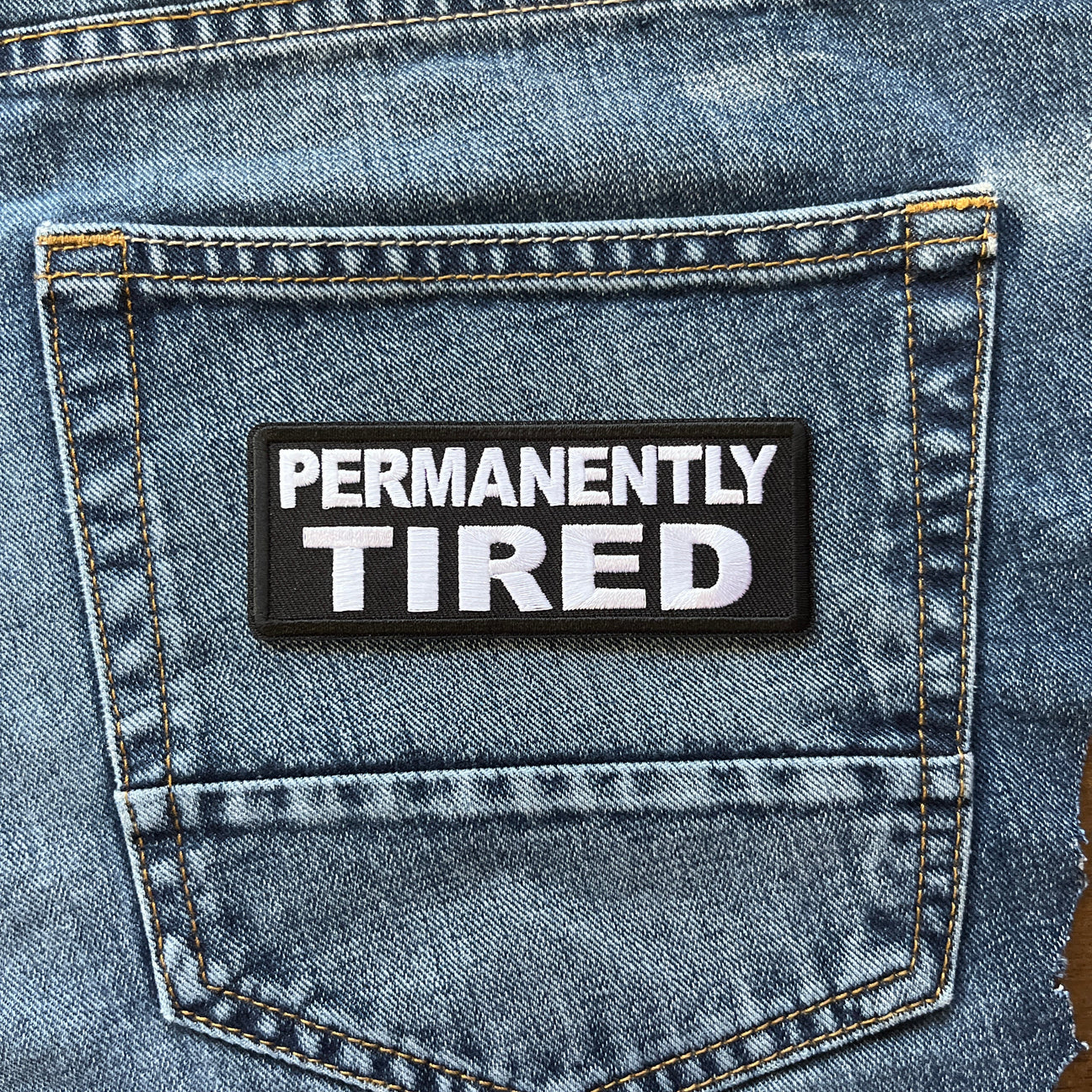 Embroidered Permanently Tired Iron on Sew on Patch – PATCHERS