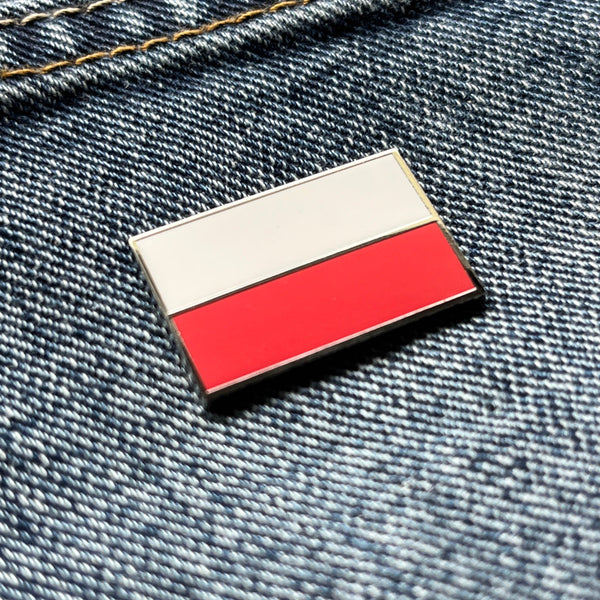 Poland Flag Pin Badge - PATCHERS Pin Badge