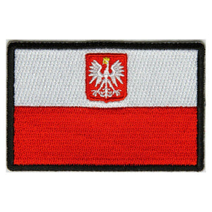 Poland Polish Flag Patch - PATCHERS Iron on Patch