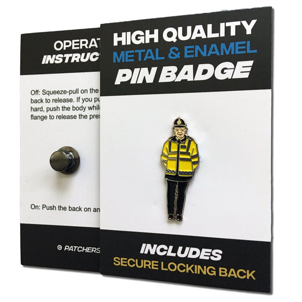 Policeman Pin Badge - PATCHERS Pin Badge