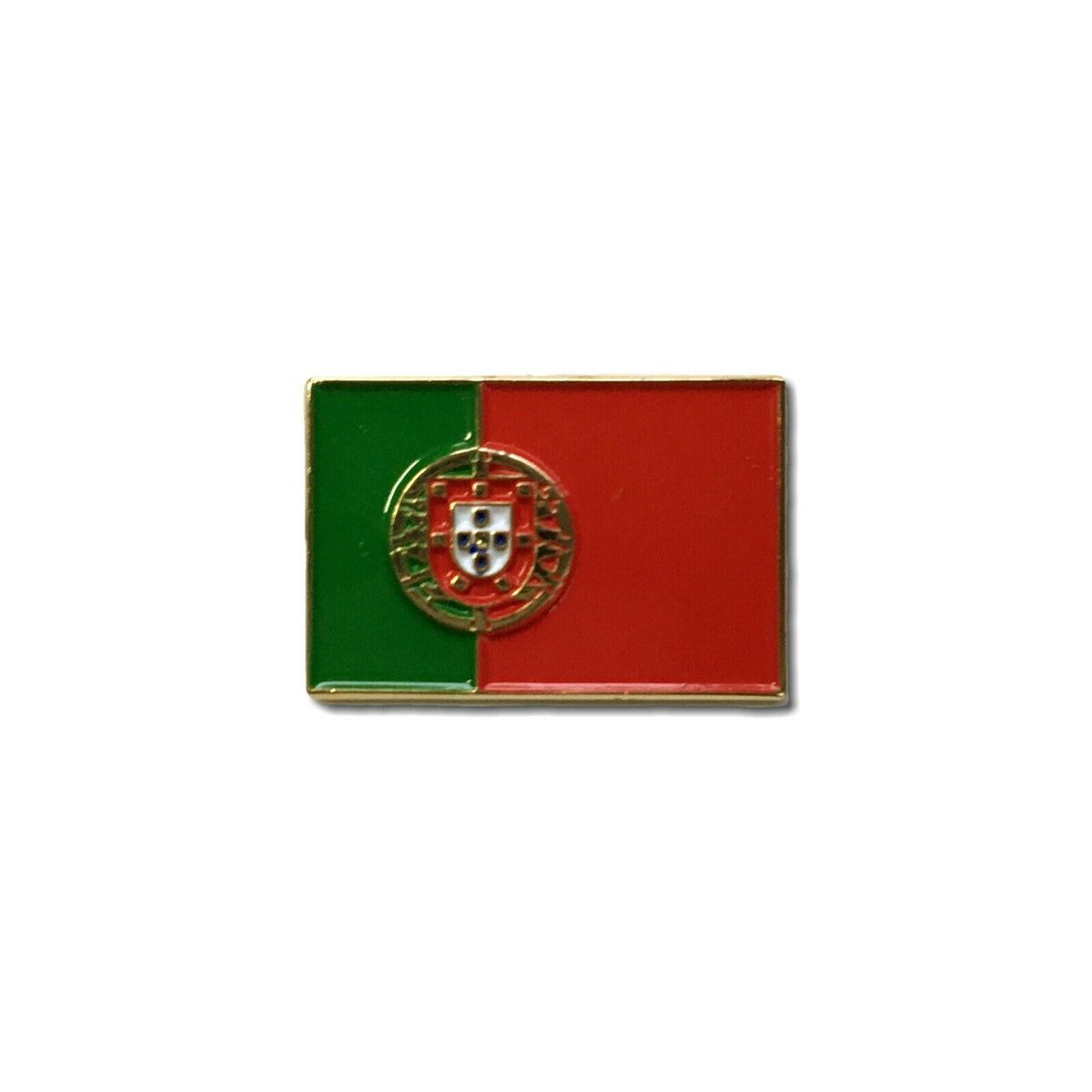 Pin's Badge Drapeau Portugal - Cocarde Ronde 2cm - Résine Époxy Résistante - Akachafactory