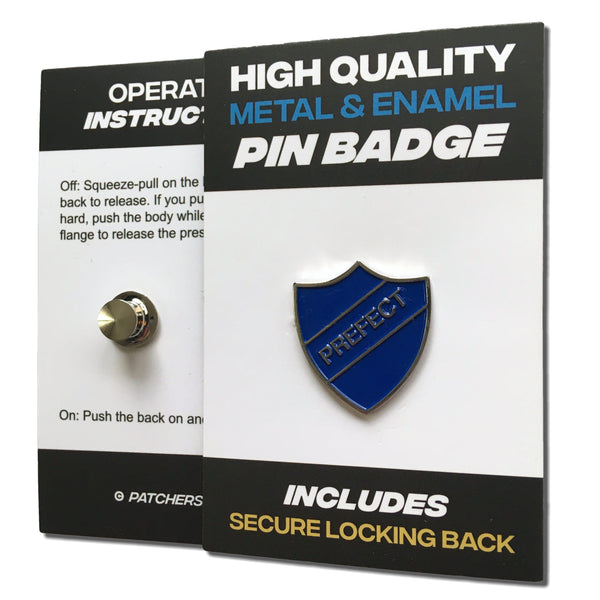 Prefect Blue Pin Badge - PATCHERS Pin Badge