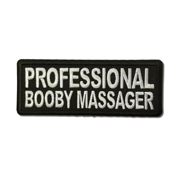 Professional Booby Massager Patch - PATCHERS Iron on Patch